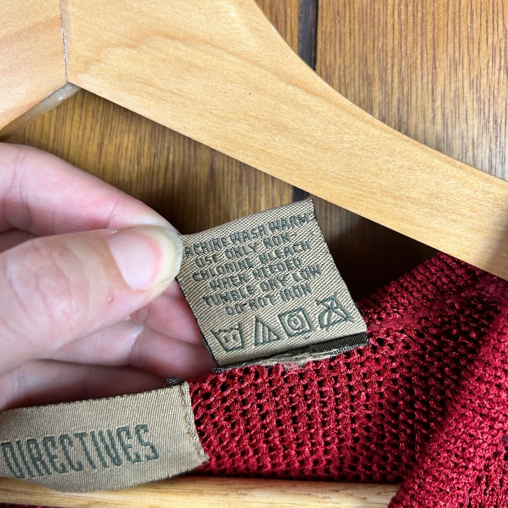 Vintage Directives Striped V Neck Short Sleeve Knit Top Women's Size Medium‎ - Picture 4 of 6